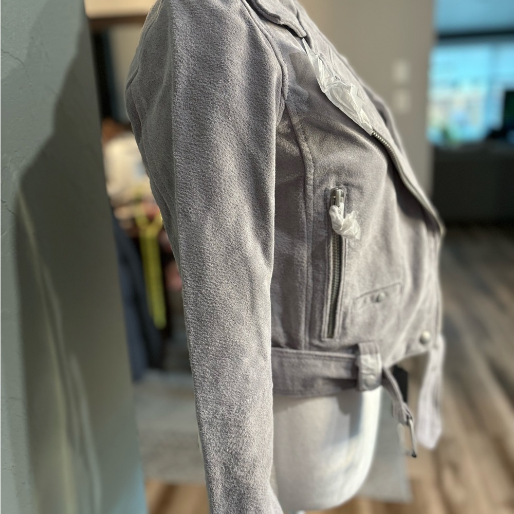 BLANK NYC Moto suede Jacket size XS NWT - Picture 6 of 16